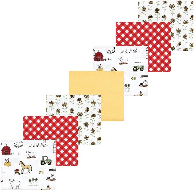 Luvable Friends Little Treasure Flannel Receiving Blankets 7pk by Luvable+Friends