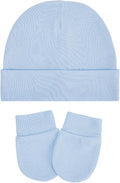 Century Star Cotton Newborn Baby Beanie Hats and Mittens Set Infant Hats by CenturyStar