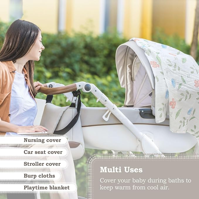 Moonybaby 100% Organic Swaddle Helps to Reduce The Moro Reflex, Certified by - Image 7