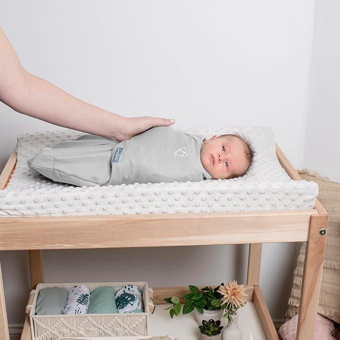 SwaddleMe by Ingenuity Original Swaddle, 100% Cotton, Improves Sleep & Calms - Image 13