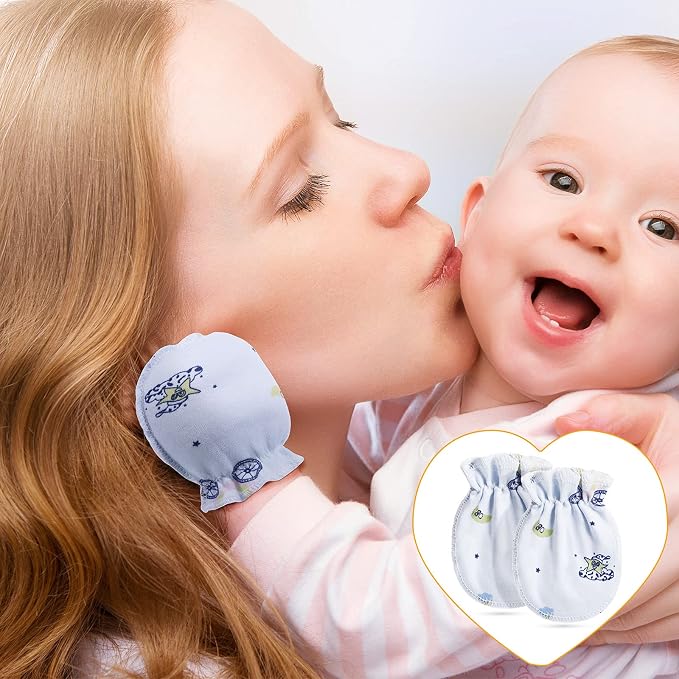 Geyoga 24 Pairs Newborn Baby Mittens No Scratch - Image 5