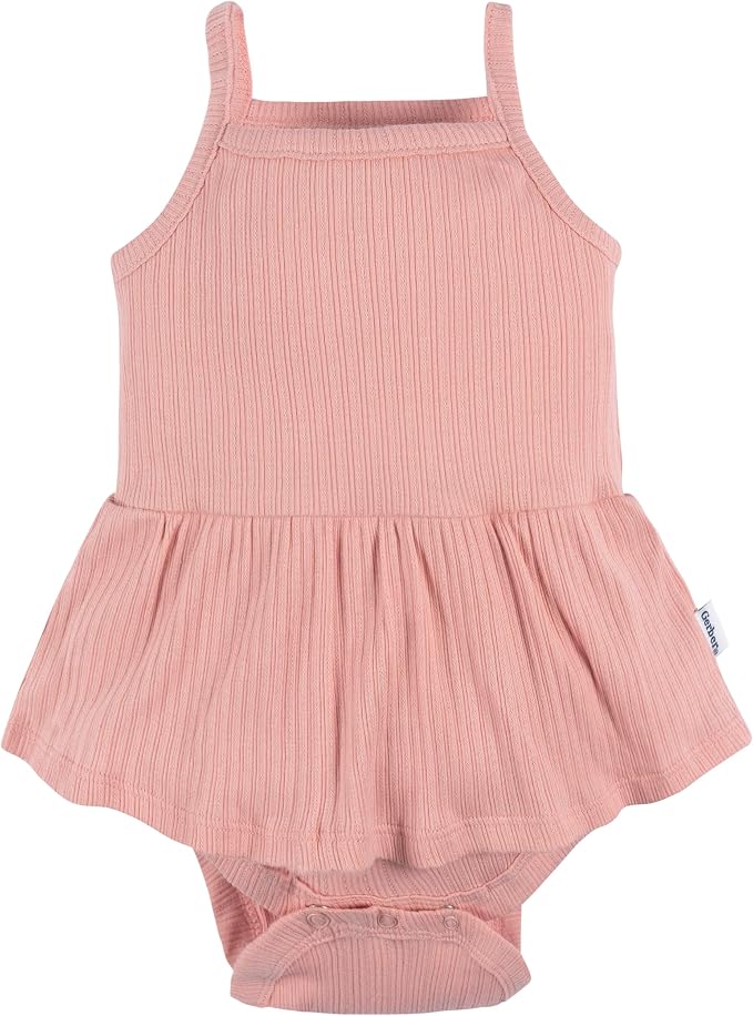 Gerber Baby Girls Multi-Pack Sleeveless Onesies Bodysuit - Image 4
