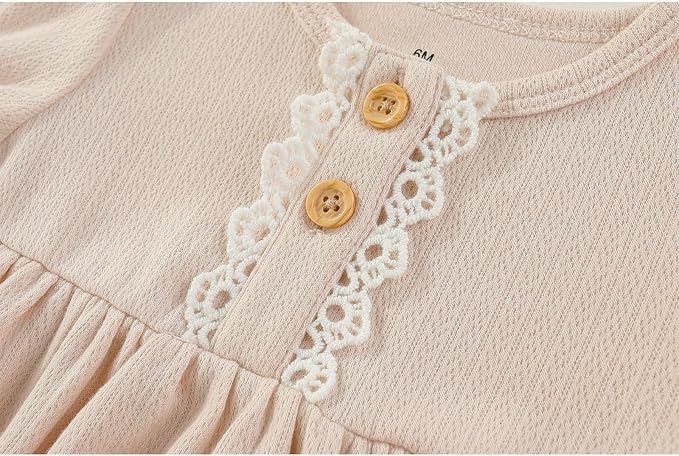 Ruliby Baby Girls Clothes Cotton Bubble Romper Summer Newborn Outfits | - Image 4