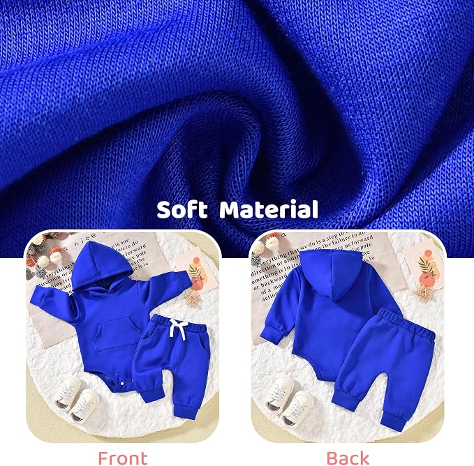 Aalizzwell Infant Baby Winter Hoodie Outfit - Image 5