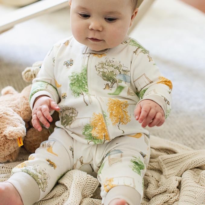 Burt's Bees Baby Unisex Sleep and Play Pajama, Footless One-Piece Zipper PJ | - Image 3