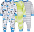 Onesies Brand Baby Boys' 3-pack Snug Fit One-piece Cotton Pajamas by OnesiesBrand