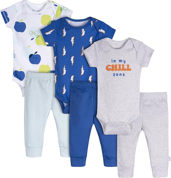 Onesies Brand Unisex Baby 3 Outfit Bundle Mix Match Pants Set by OnesiesBrand