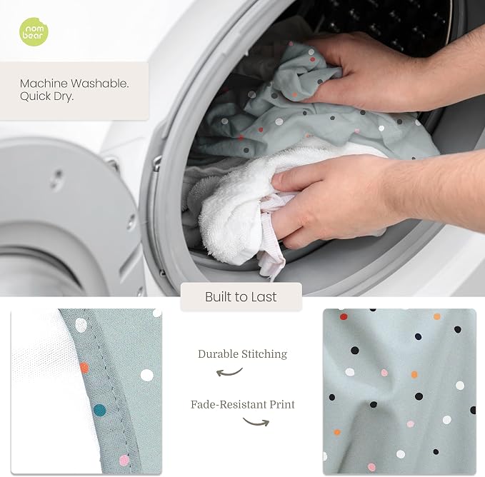Waterproof Smock Baby Bibs for Eating | Long Sleeve Bib for Baby Led Weaning - Image 5