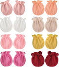 BQUBO Newborn Infant Toddler Mittens No Scratch Cotton Elastic Wrist Gloves by DRESHOW