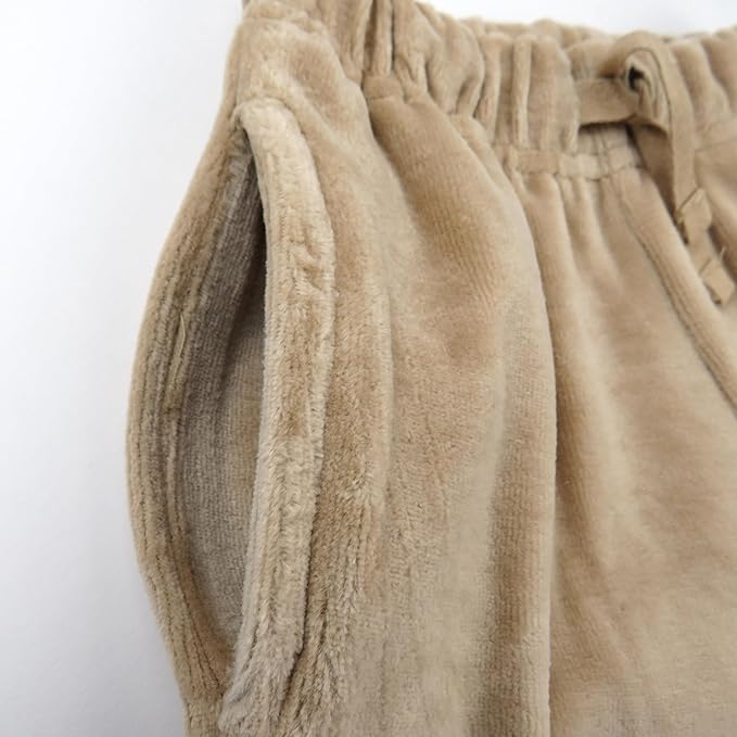 HonestBaby Baby 2-Piece Cozy Velour 100% Organic Cotton Sweatshirt and Jogger Sweatpants Set