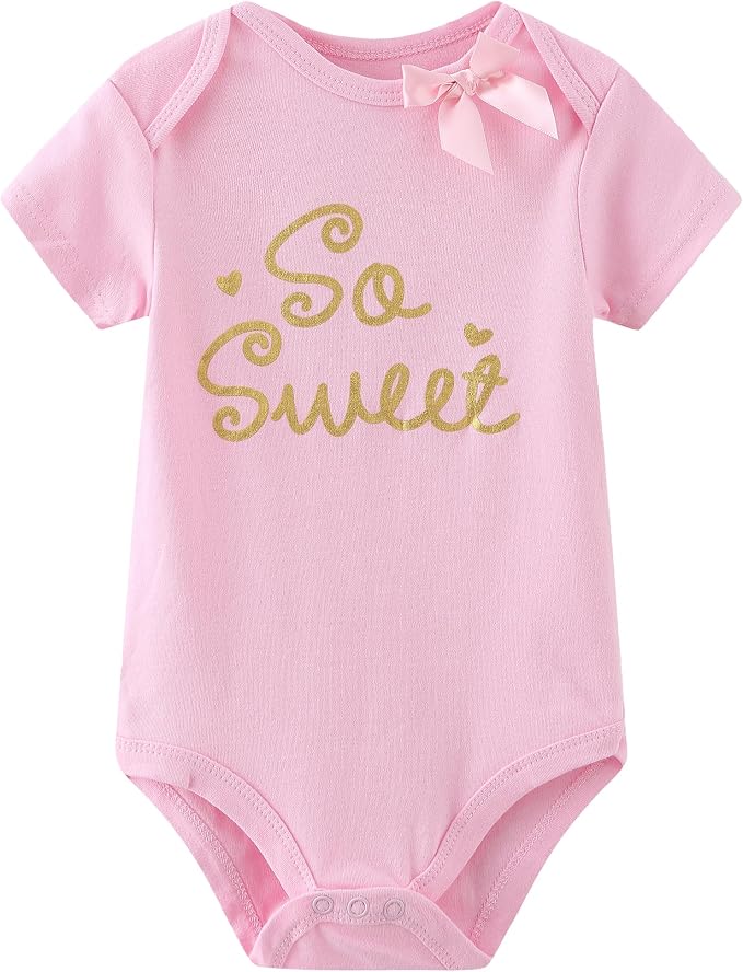 Baby Bodysuit and Pant Set Cotton Ribbed Mix Infant Girl Clothes | Unisex - Image 5