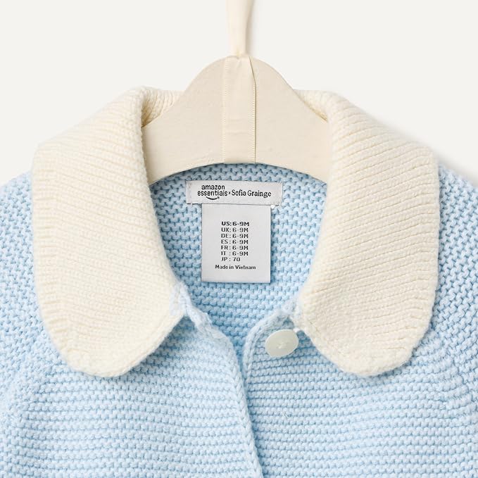 Amazon Essentials x Sofia Grainge Unisex Toddlers and Babies' Peter Pan Collar - Image 5