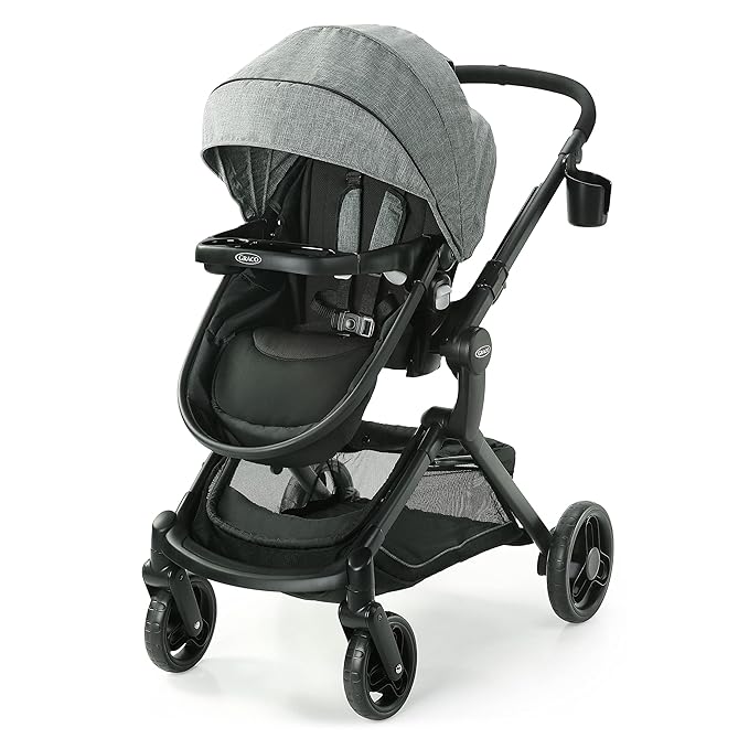 Graco Modes Nest Baby Stroller, 3 Modes: Adjustable Slide2Me Infant Car Seat Carrier, Infant Pramette, to Toddler Stroller, Nico