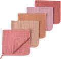Muslin Burp Cloths 5 Pack Large 20x12 inches Baby Burping Cloths, 6-Layer 100% by Unknown