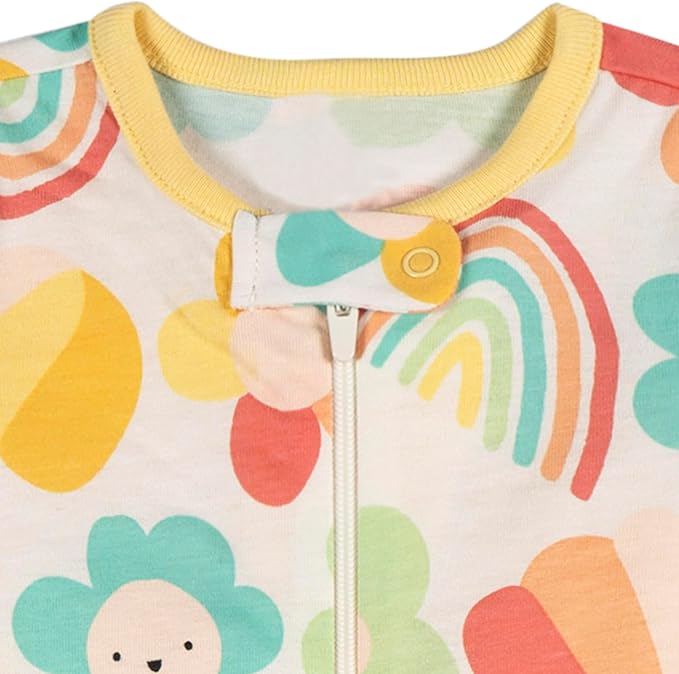 Onesies Brand Baby Girls 4-Pack Sleep 'N Play Footies Multi Pack - Image 5