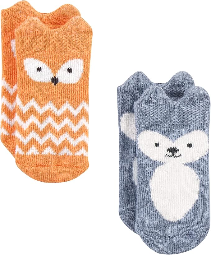 Hudson Baby Baby 8-pack Cotton Rich Newborn and Terry Socks - Image 3