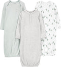Simple Joys by Carter's Baby 3-pack Neutral Cotton Sleeper Gown by SimpleJoysbyCarters