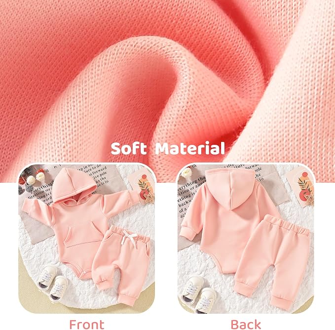 Aalizzwell Infant Baby Winter Hoodie Outfit - Image 5