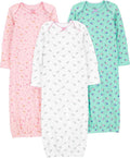 Simple Joys by Carter's Baby Girls' 3-pack Cotton Sleeper Gown by SimpleJoysbyCarters