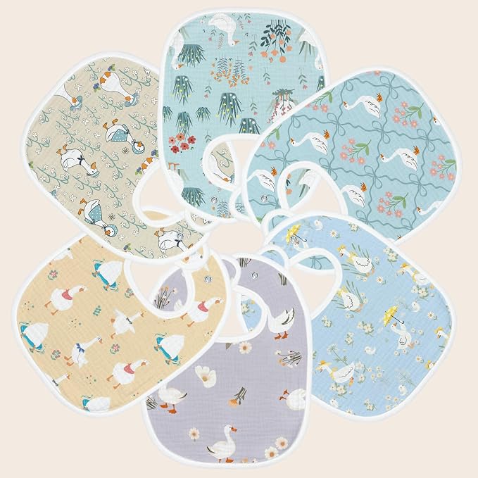 Baby Bibs for Baby Boys Girls 6-Pack - Image 6