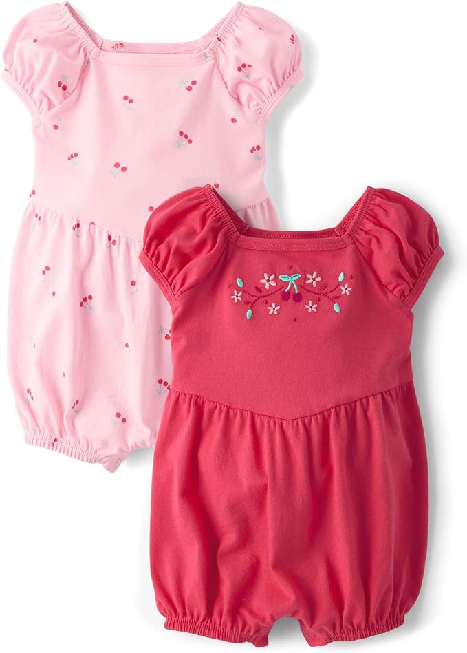 The Children's Place Baby Girls' And Newborn Everyday Summer Rompers by TheChildrensPlace