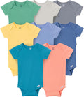 Gerber Baby Boys & Girls 8-Pack Short Sleeve Onesies Bodysuits by Gerber