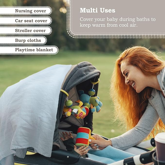Moonybaby 100% Organic Swaddle Helps to Reduce The Moro Reflex, Certified by - Image 6