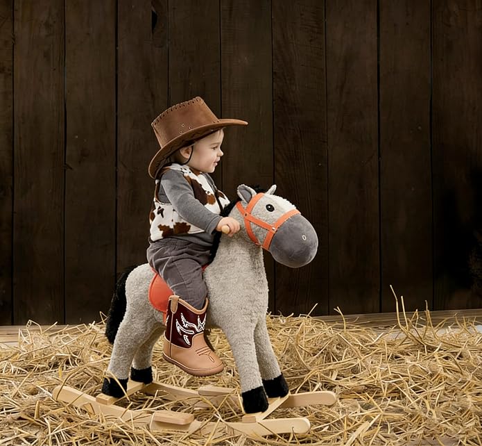 Jastore Baby Boys Girls Cowboy Boots Infant Western Booties Toddler Soft Sole - Image 6
