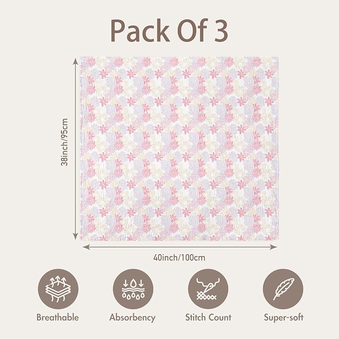 GLLQUEN BABY Muslin Swaddle Blankets - Image 6