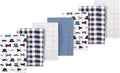 Luvable Friends Little Treasure Flannel Burp Cloths 7pk, Playful Handsome Pups by Luvable+Friends