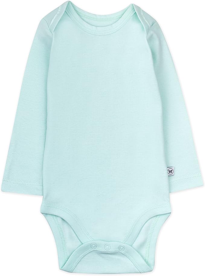 HonestBaby baby-girls 5-pack Long Sleeve Bodysuits One Piece 100% Organic Cotton - Image 3