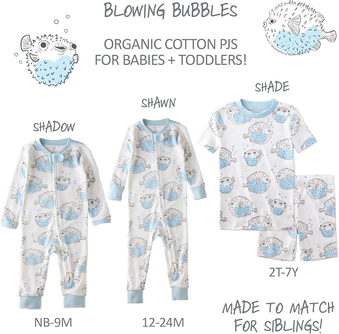 Butterblu Shadow Sleep & Play 100% Cotton Footless Two Way Zip Front PJs - Image 7