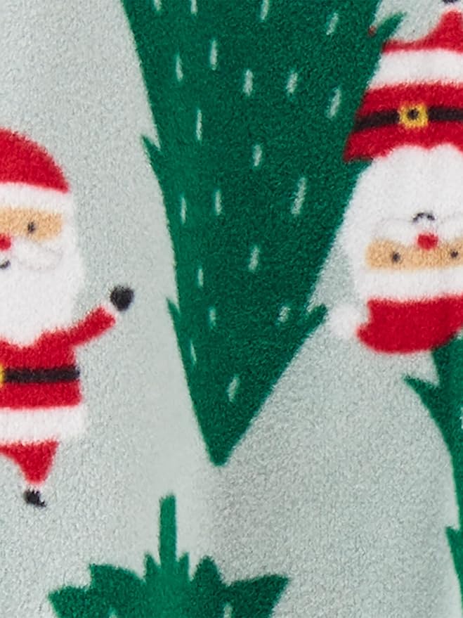 Simple Joys by Carter's Baby In 2pk Fleece Snp Santa Trees - Image 2