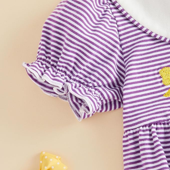 Baby Boy Girl Bubble Romper Short Sleeve Collar Summer Bodysuit - Image 6