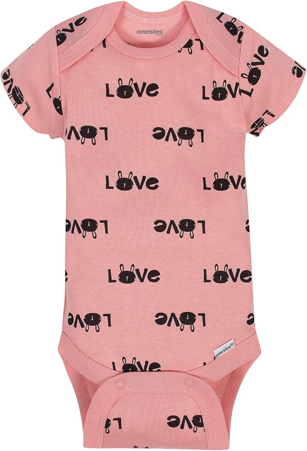 Onesies Brand Baby Girls' 8-pack Short Sleeve Mix & Match Bodysuits - Image 3