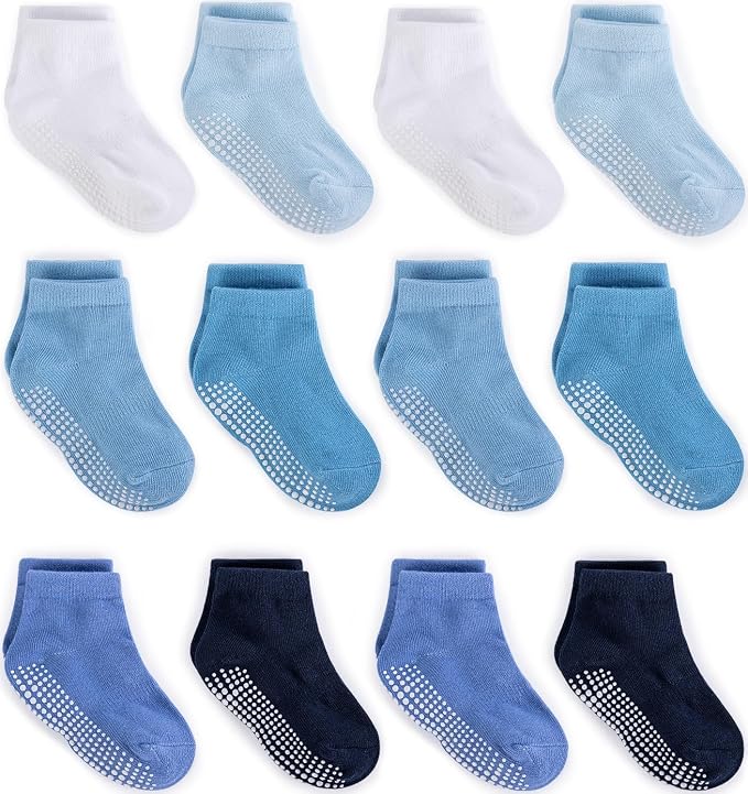 Zaples Baby Non Slip Grip Ankle Socks by ZAPLES