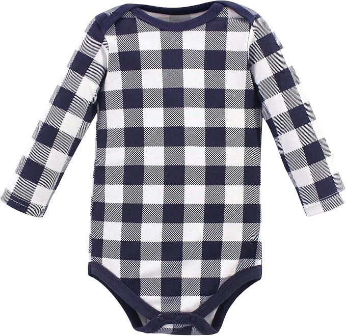 Hudson Baby baby-boys Cotton Long-sleeve Bodysuits 3-pack - Image 4