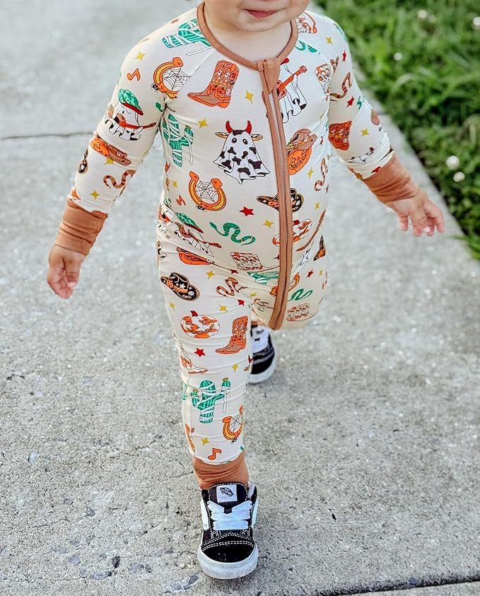 babee Reshinee Bamboo Viscose Baby Footie Pajama, Zipper Sleeper Boys Girls - Image 5
