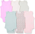 Amazon Essentials Unisex Babies' Sleeveless Cotton Rib Bodysuits by AmazonEssentials