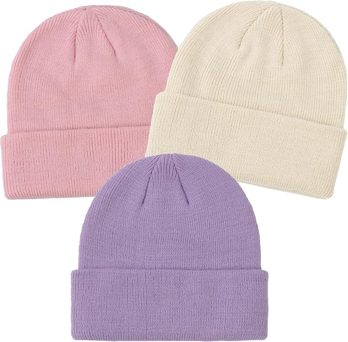 YMYDYFC Baby Beanie 3Pack Toddler Beanie Baby Winter Hats Boy&Girl 0-6Years | - Image 2