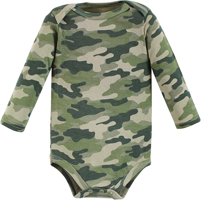 Hudson Baby baby-boys Cotton Long-sleeve Bodysuits 3-pack - Image 4