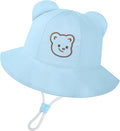Baby Sun Hat with Bear Ear for Boys Girls, Cute Toddler Summer Bucket Hats by Unknown