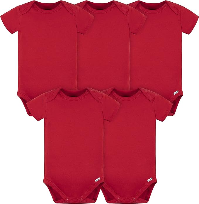 Gerber Baby Boys & Girls 5-Pack Premium Soft Cotton Bodysuits Onesies by Gerber