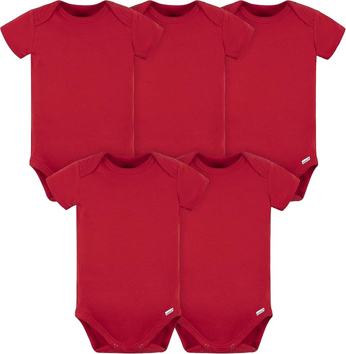 Gerber Baby Boys & Girls 5-Pack Premium Soft Cotton Bodysuits Onesies by Gerber