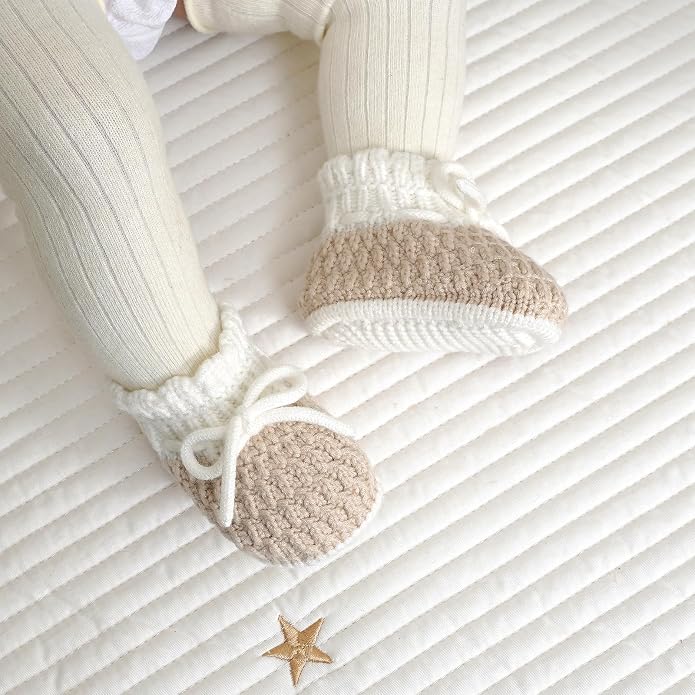 Baby Booties Knitted Newborn First Soft Sock | Crib Warm Shoes - Image 2
