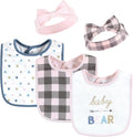 Hudson Baby Unisex Baby Cotton Bib and Headband Set by HudsonBaby