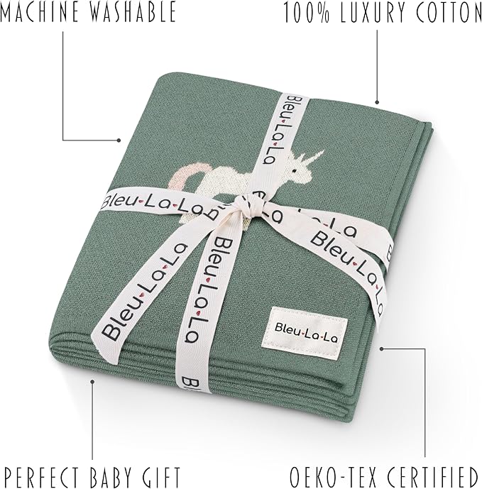 Receiving Blanket for Baby Girls and Boys 100% Cotton Buttery Soft Cozy - Image 3