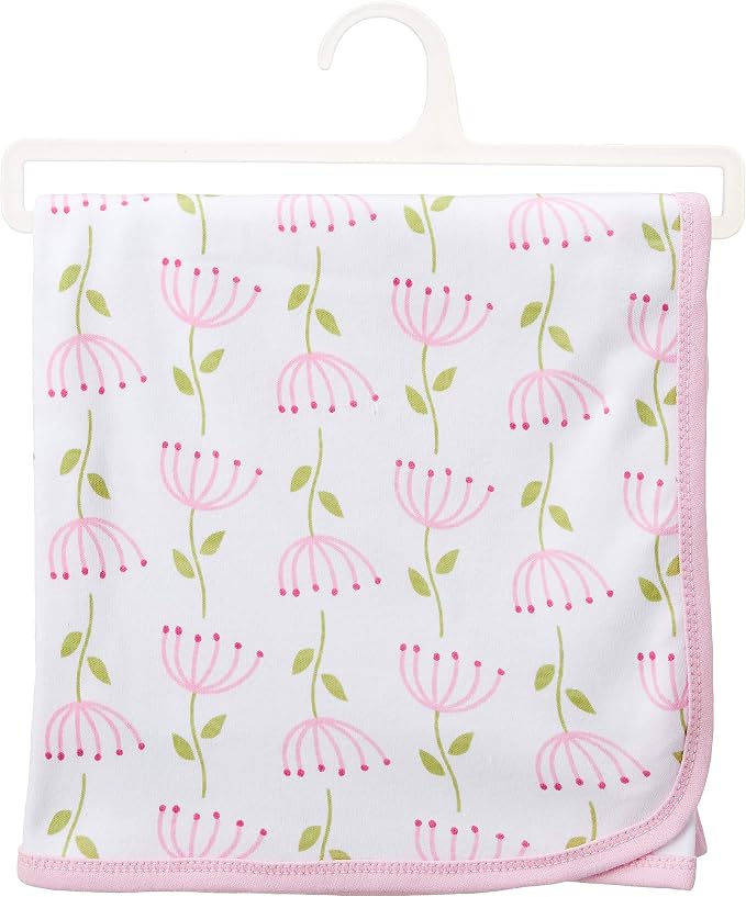 Touched by Nature Unisex Baby Organic Cotton Swaddle, Receiving and - Image 3