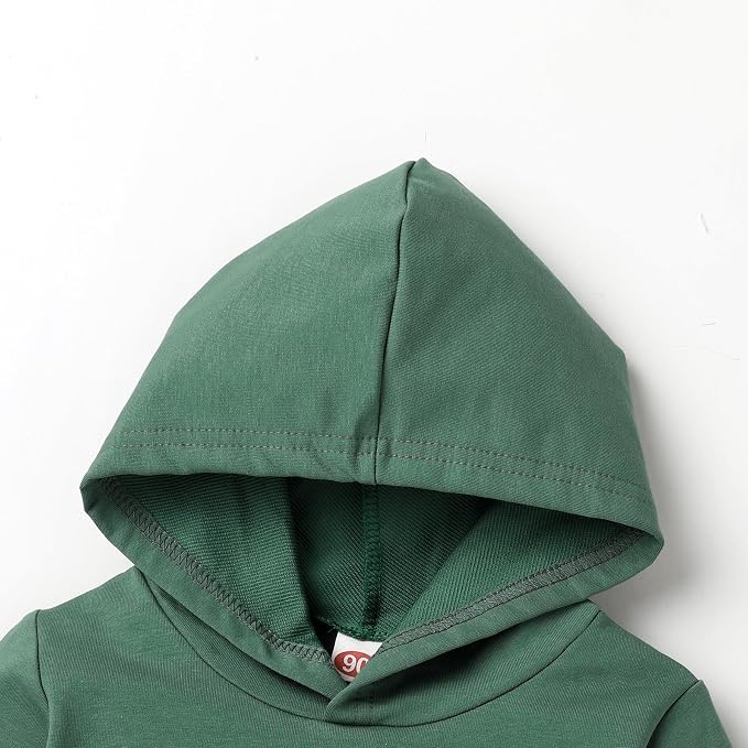 Happy Town Baby Fall Outfits for Girl Boy Long Sleeve Hoodie Top and Long - Image 4
