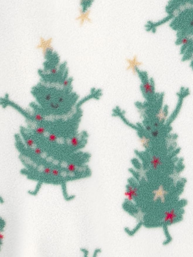 Simple Joys by Carter's Baby In 2pk Fleece Snp Santa Trees - Image 7